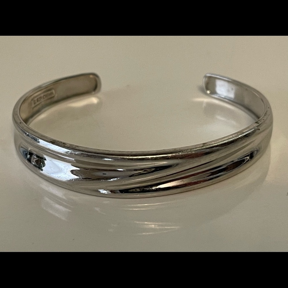 Sterling silver cuff